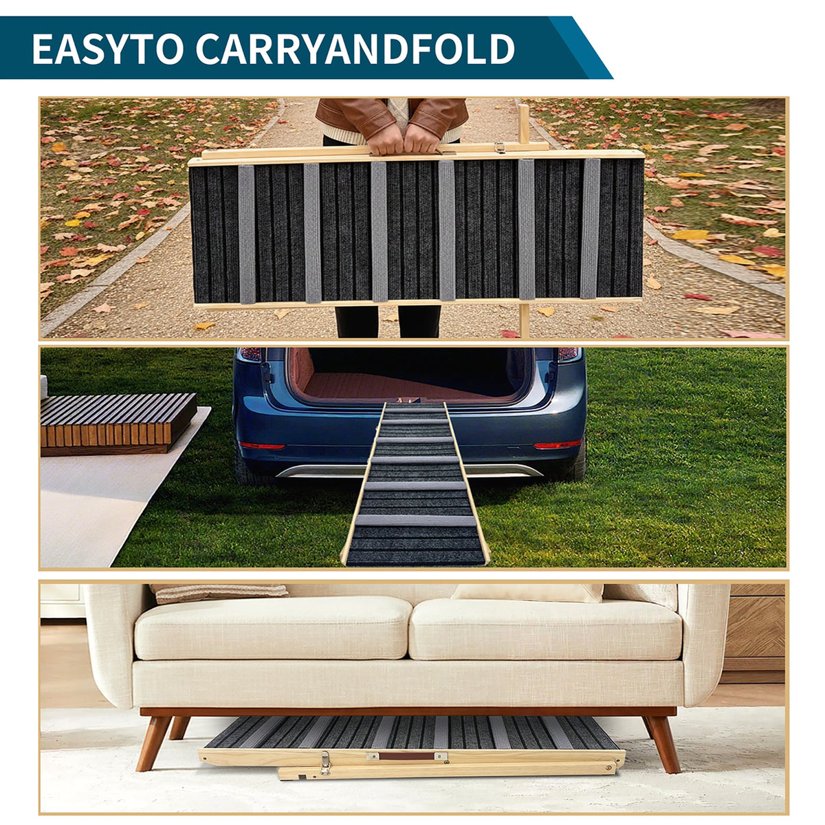 Solid Wood Couch Ramp