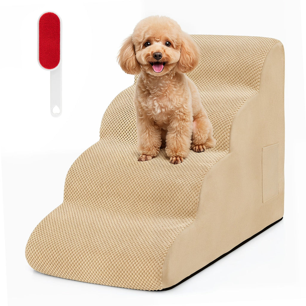 4-Step Foam Dog Stairs