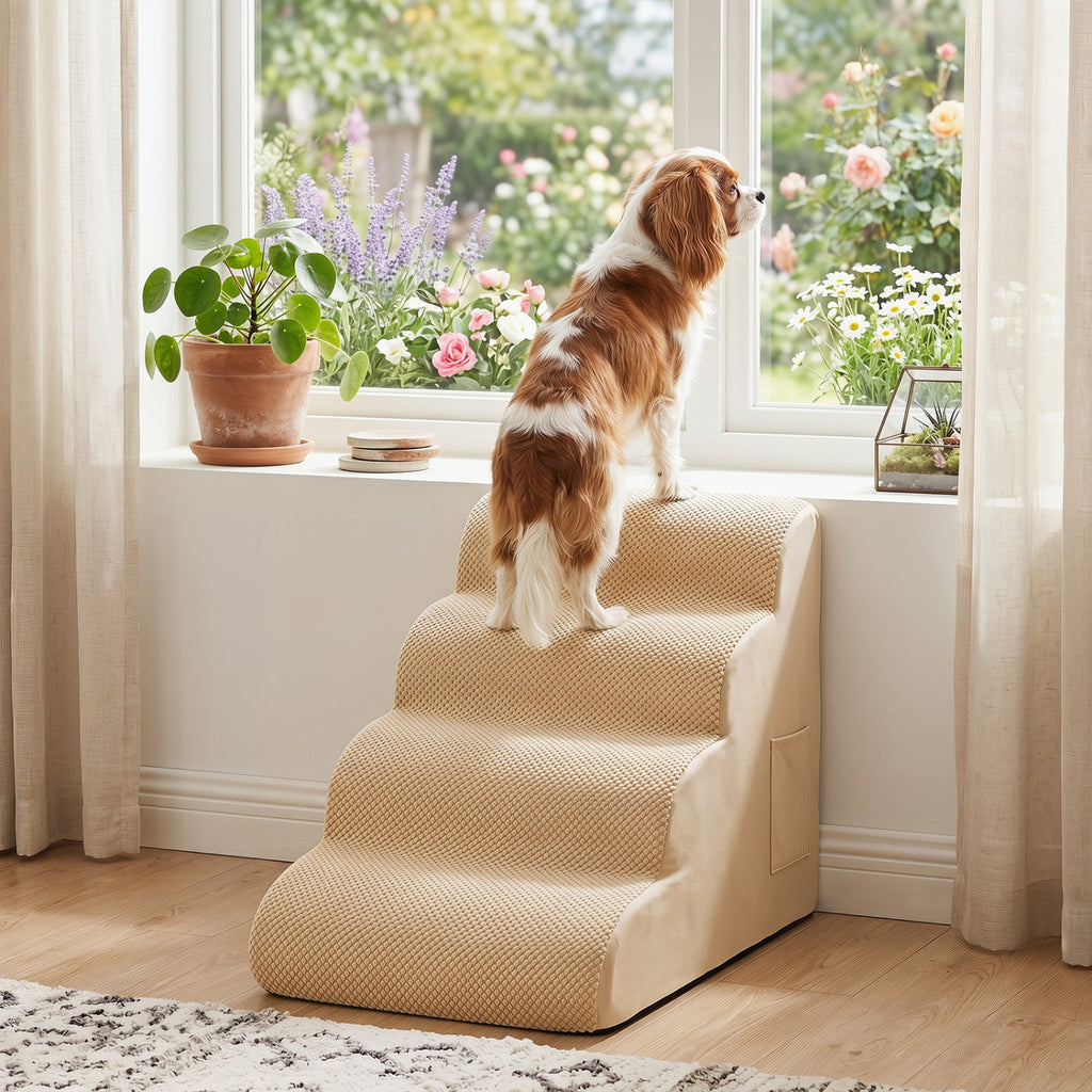 4-Step Foam Dog Stairs