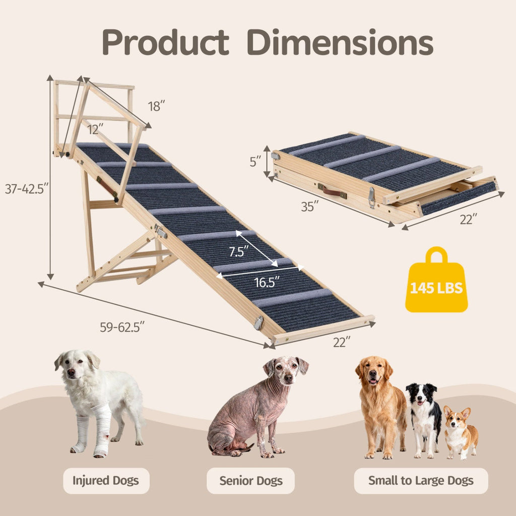 Folding Ramp for Beds, Couches & Cars
