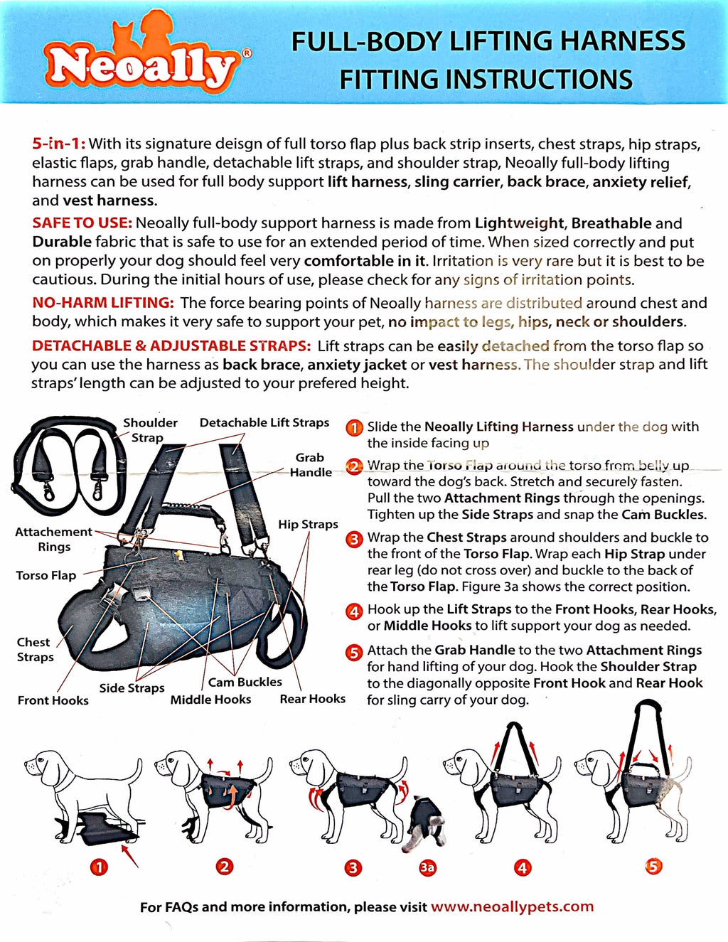 NeoAlly Full-Body Lift Harness