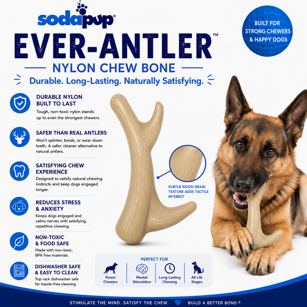Ever Antler Nylon Chew (SodaPup, USA Made)