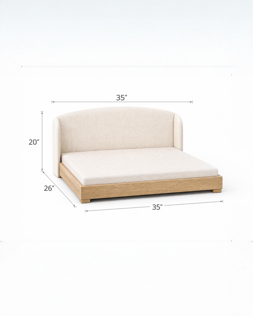 The Haven Hardwood Orthopedic Bed